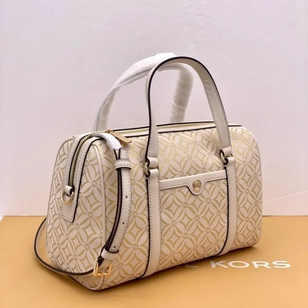 MICHAEL KORS MEDIUM DUFFLE SATCHEL CROSSBODY BAG